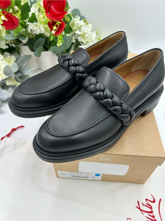 Men\'s Christian Louboutin URBINO leather loafers size 42 men in Italy
